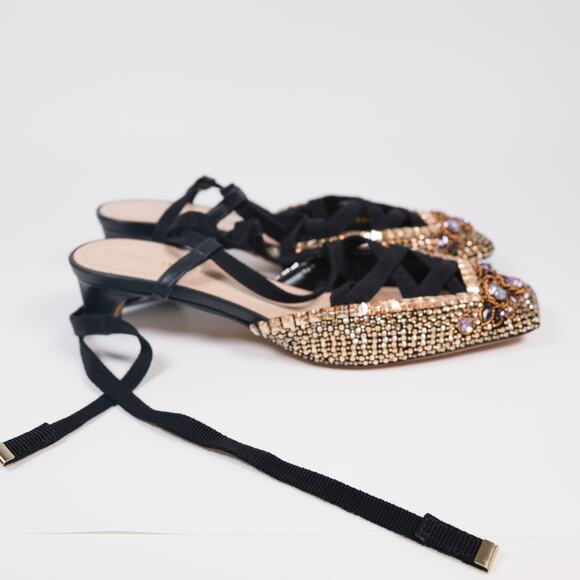 NWOB Christian Dior FW23 Crystal Embellished D-Envol Lace-Up Pump EU 36 - Picture 5 of 7